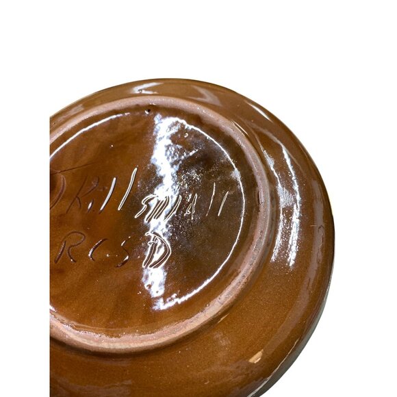 Vintage Native American Indian Sioux Pottery Vase Signed J Kill Handmade Brown - Picture 10 of 13